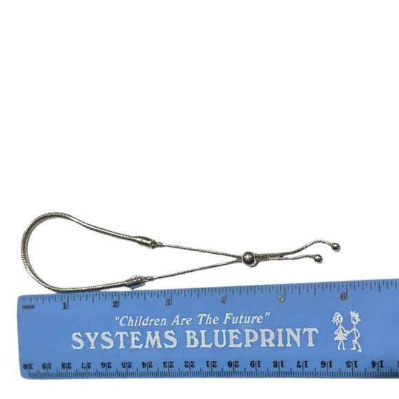 PANDORA Moments Snake Chain Slider Bracelet - Sterling Charm Bracelet for Women - Picture 6 of 11